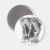 De boekworm magneet (Voorkant / Achterkant)