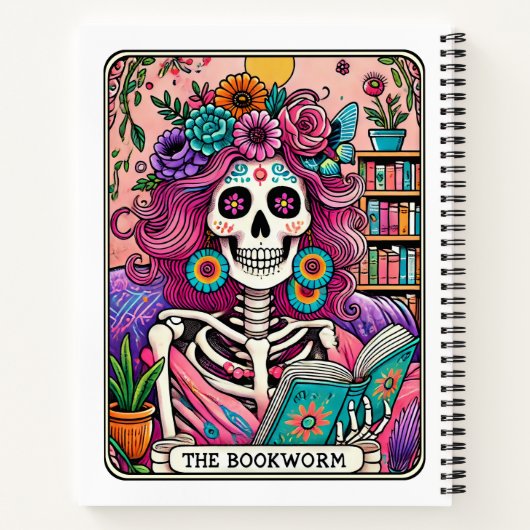 De boekworm notitieboek (Achterkant)