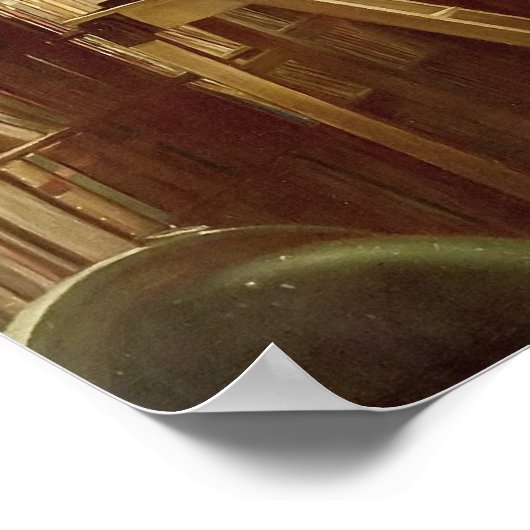 De boekworm poster (Hoek)