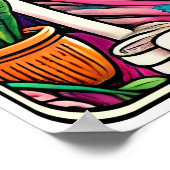 De boekworm poster (Hoek)