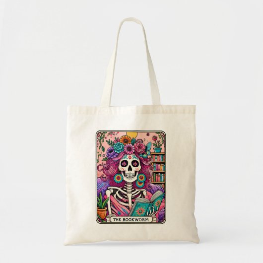 De boekworm tote bag (Voorkant)