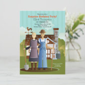 De boer en zijn vrouw kaart (Staand voorkant)