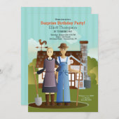 De boer en zijn vrouw kaart (Voorkant / Achterkant)