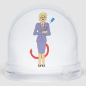 De boer sneeuwbol (Achterkant)