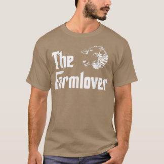 De Boerderij Farmlover Funny Sheep Sheeps Farmer H T-shirt