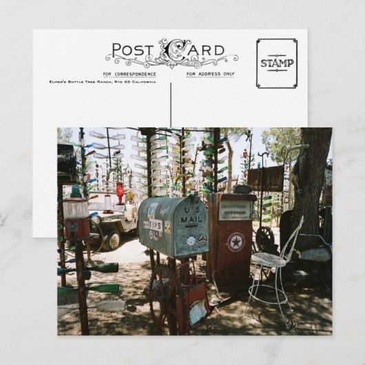 De Boerderij van de Boom van de Fles van Elmer, Briefkaart (Voorkant / Achterkant)