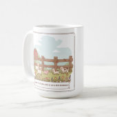 de boerderijdieren koffiemok (Voorkant links)
