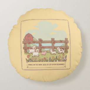 de boerderijdieren rond kussen