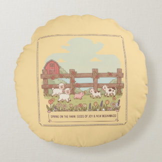 de boerderijdieren  rond kussen