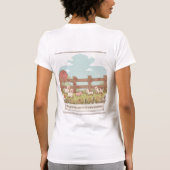 de boerderijdieren  t-shirt (Achterkant)