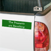 De boeren trekken zich terug bumpersticker (Op Truck)