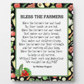 De boerengedicht Plaque Fotoplaat (Voorkant)