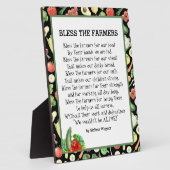 De boerengedicht Plaque Fotoplaat (Zijkant)