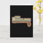 De bogey-Man Golfspeler Golfer Golfing Funny Kaart (Gele Bloem)