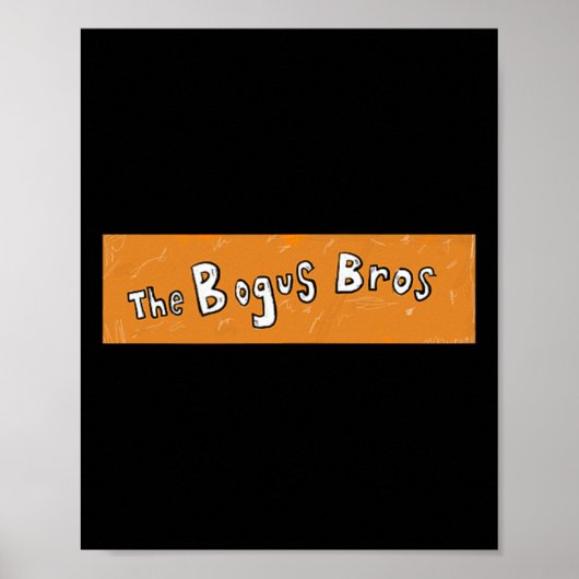 De Bogus Bros Halloween Heist Box Logo Poster (Voorkant)