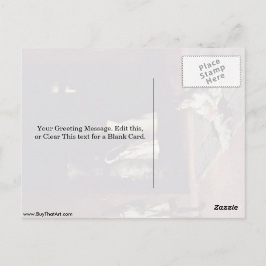 De Boit Daughters van John Singer Sargent Briefkaart (Achterkant)