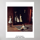 De Boit Daughters van John Singer Sargent Poster (Voorkant)