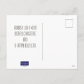 De bok stopt hier vrolijk kerstherten Briefkaart (Achterkant)