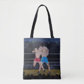 De boksers Schilderij van Alfred Fox Tote Bag (Voorkant)