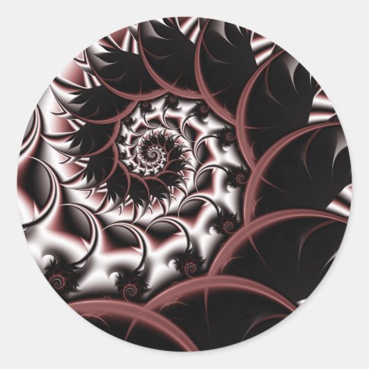 De bol van droomsticker ronde sticker (Voorkant)