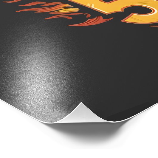 De Bold Firefighters Code Foto Afdruk (Hoek)