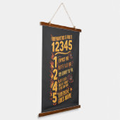 De Bold Firefighters Code Hangend Wandkleed (Gebogen)