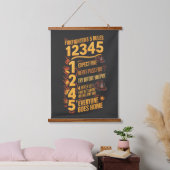 De Bold Firefighters Code Hangend Wandkleed (Slaapkamer)