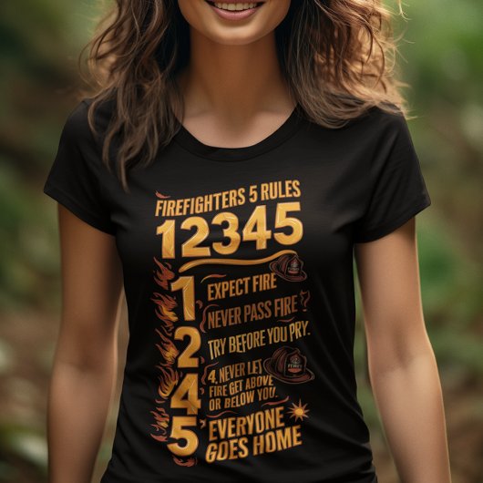 De Bold Firefighters Code T-shirt