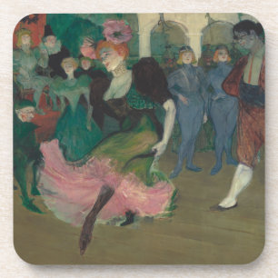 De Bolero dansen - Toulouse-Lautrec Schilderij Bier Onderzetter