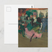 De Bolero dansen - Toulouse-Lautrec Schilderij Briefkaart (Voorkant / Achterkant)
