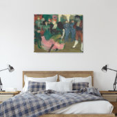 De Bolero dansen - Toulouse-Lautrec Schilderij Canvas Afdruk (Insitu (Slaapkamer))