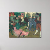 De Bolero dansen - Toulouse-Lautrec Schilderij Canvas Afdruk (Voorkant)
