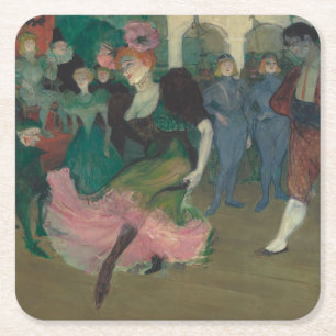 De Bolero dansen - Toulouse-Lautrec Schilderij Kartonnen Onderzetters