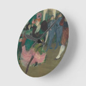 De Bolero dansen - Toulouse-Lautrec Schilderij Ronde Klok (Hoek)