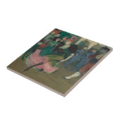 De Bolero dansen - Toulouse-Lautrec Schilderij Tegeltje (Zijkant)