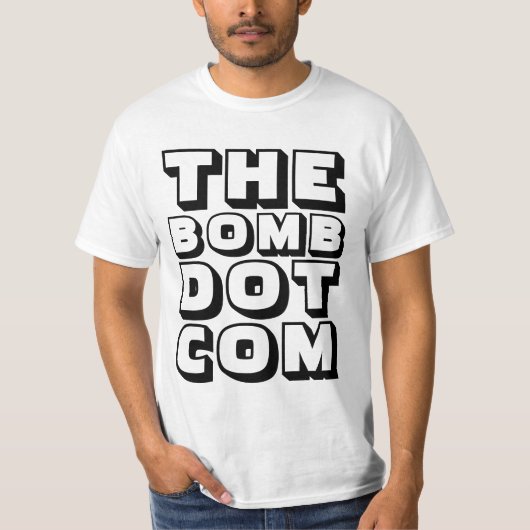 DE BOMB DOT COM T-SHIRT (Voorkant)