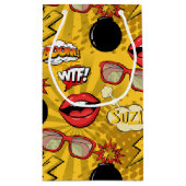 De Bomb Retro tilt Red/Gold ID553 Klein Cadeauzakje (Achterkant)