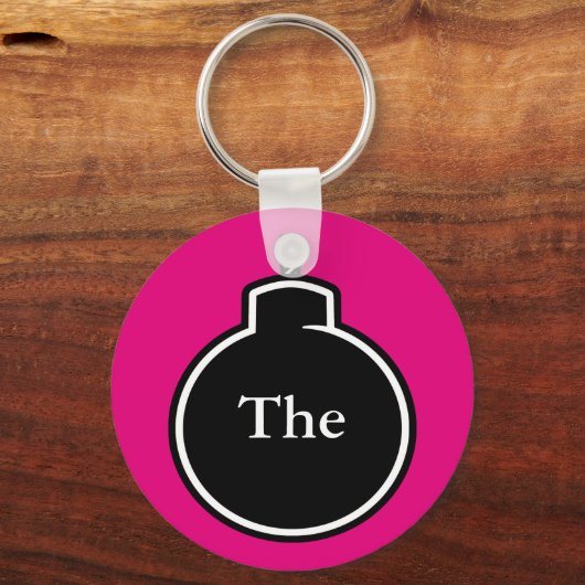 De BOMB! Sleutelhanger (Voorkant)