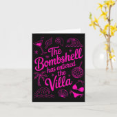 De Bombardeerster Is De Villa Tropical Binnengekom Kaart (Gele Bloem)