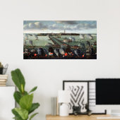 De bombardementen op Duinkerken Poster (Thuiskantoor)