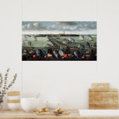 De bombardementen op Duinkerken Poster (Keuken)