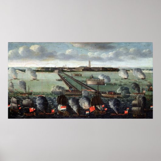 De bombardementen op Duinkerken Poster (Voorkant)