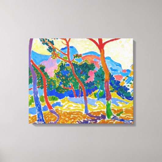 De bomen | Andre Derain | Canvas Afdruk (Voorkant)