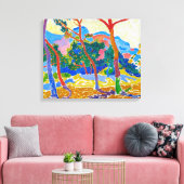 De bomen | Andre Derain | Canvas Afdruk (Insitu (Woonkamer))