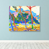 De bomen | Andre Derain | Canvas Afdruk (Insitu (Houten vloer))