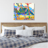 De bomen | Andre Derain | Canvas Afdruk (Insitu (Slaapkamer))