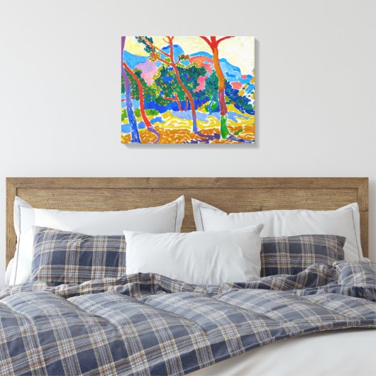 De bomen | Andre Derain | Canvas Afdruk (Insitu (Slaapkamer))