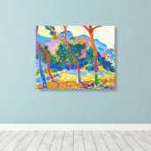 De bomen | Andre Derain | Canvas Afdruk (Insitu (Houten vloer))