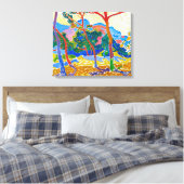 De bomen | Andre Derain | Canvas Afdruk (Insitu (Slaapkamer))