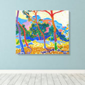 De bomen | Andre Derain | Canvas Afdruk (Insitu (Houten vloer))